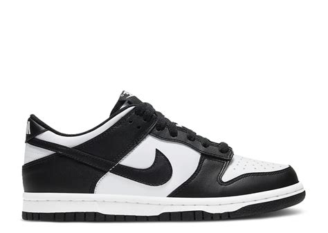 dunk low gs black and white